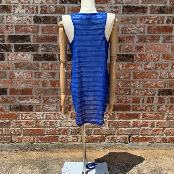 Mossimo sheer blue striped tank top / S / Excellent condition - Picture 12 of 12